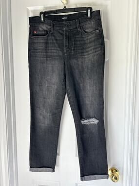 Hudson Natalie Distressed Jeans Black sz 28